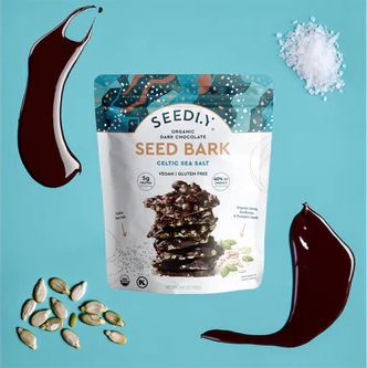 SEEDLY Dark Chocolate Bark, 3.6 Oz.