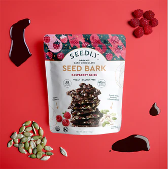 SEEDLY Dark Chocolate Bark, 3.6 Oz.